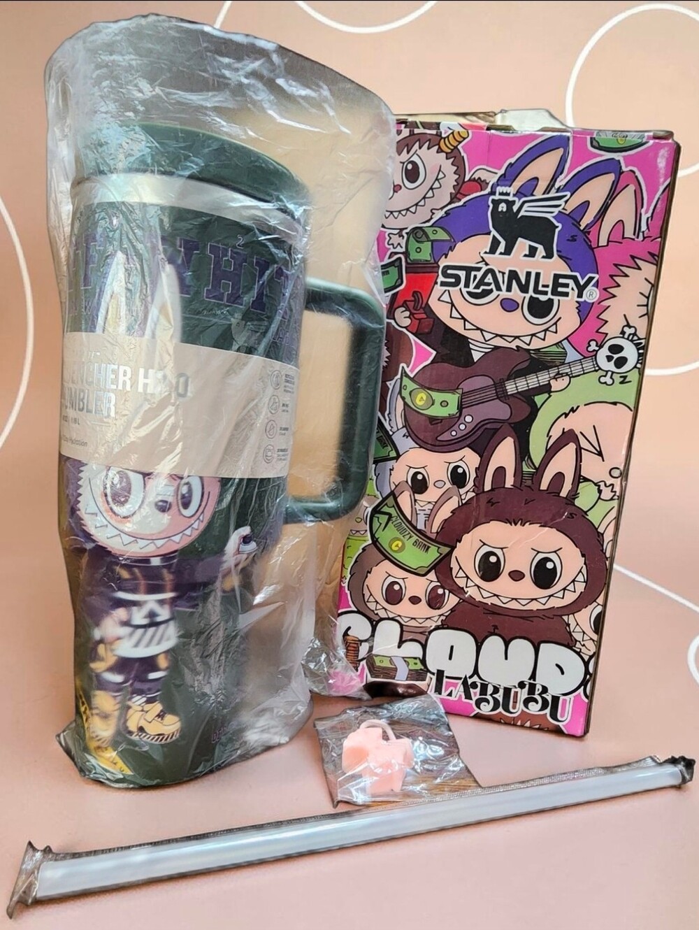 Limited Edition Stanley 40oz Loud Bunny Labubu & Matching Accessories